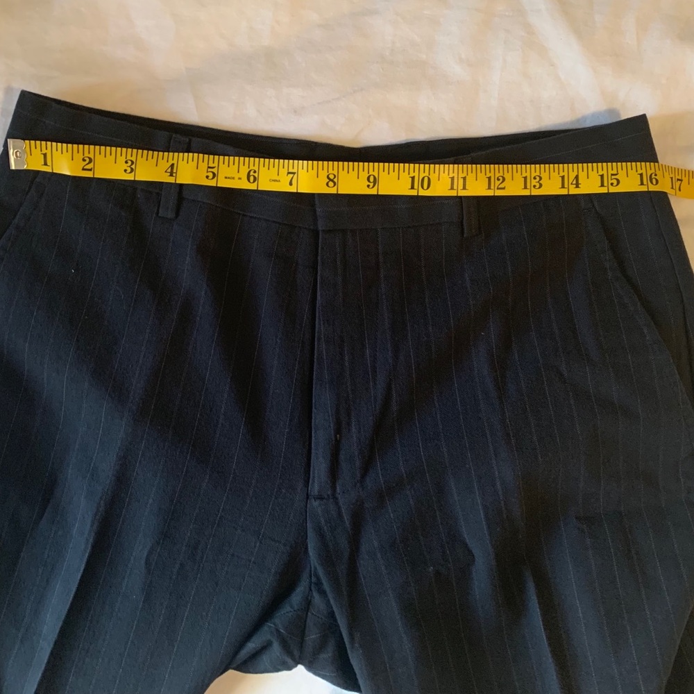 Banana Republic Black Pinstripes Pants - Picture 4 of 8